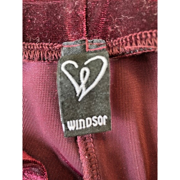 Windsor Velvet Y2K Mini Dress Small Red Goth Whimsigoth Vamp Romantic Holiday - Picture 6 of 8